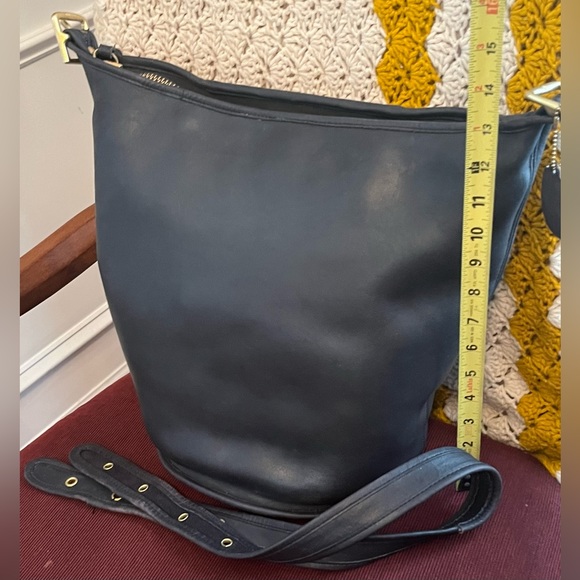 Vintage Coach Duffle Sac Black XL Made in New York City - Picture 7 of 17